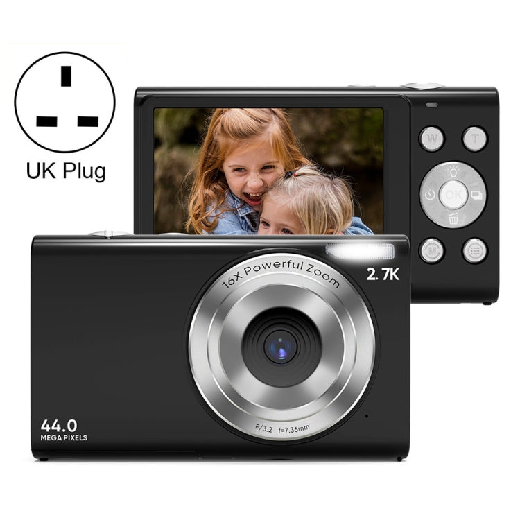 DC402 2.4 inch 44MP 16X Zoom 2.7K Full HD Digital Camera Children Card Camera, UK Plug, UK Plug DC402 2.4 inch 44MP 16X Zoom 2.7K Full HD Digital Camera Children Card Camera, UK Plug, UK Plug